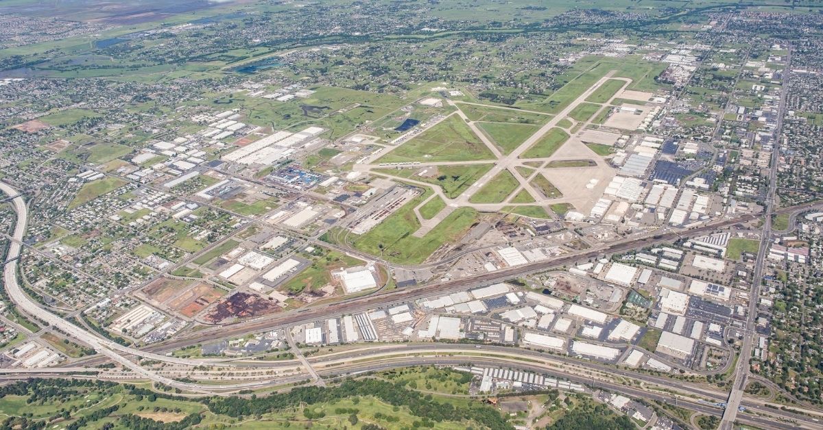 Aerial View of McClellan Park in Sacramento