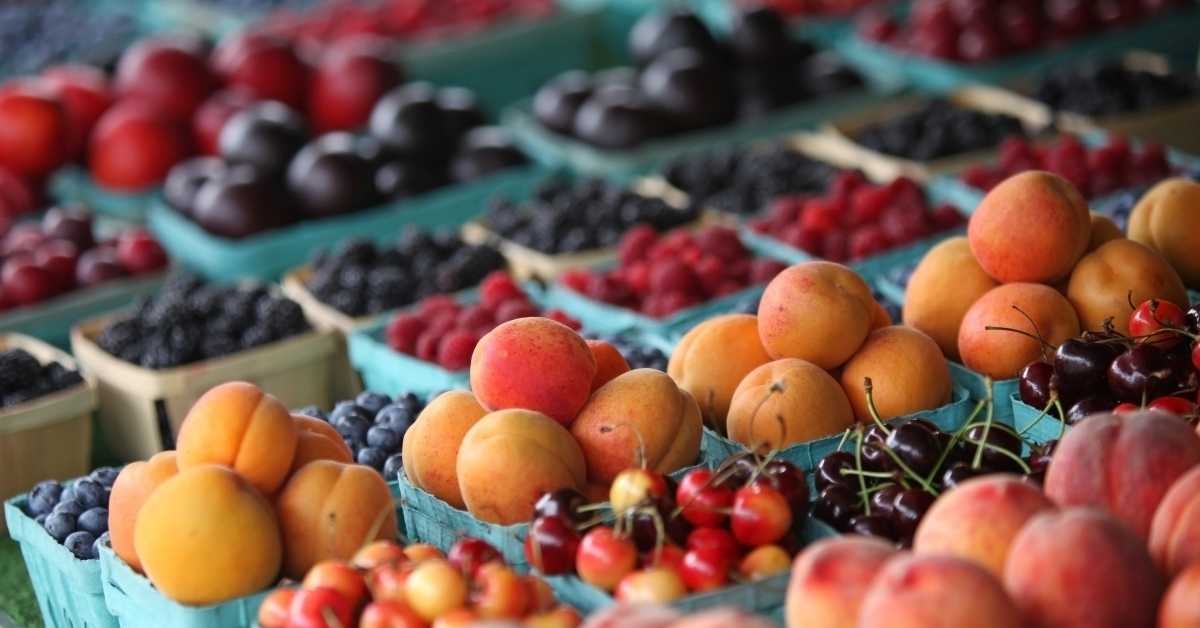 Produce at Sacramento Farmers Market