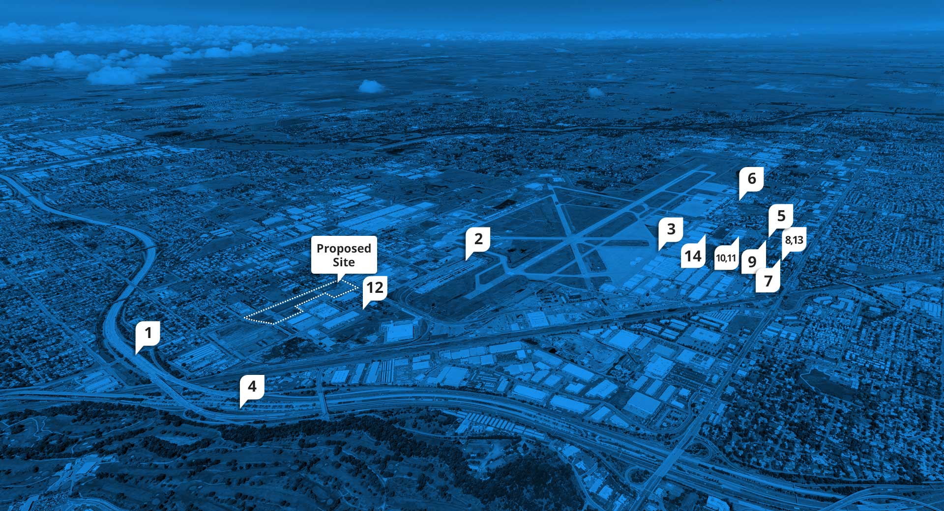 McClellan Logistics Center Amenities Map